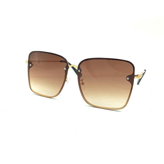 Óculos Solar Prorider dourado lente fumê marrom