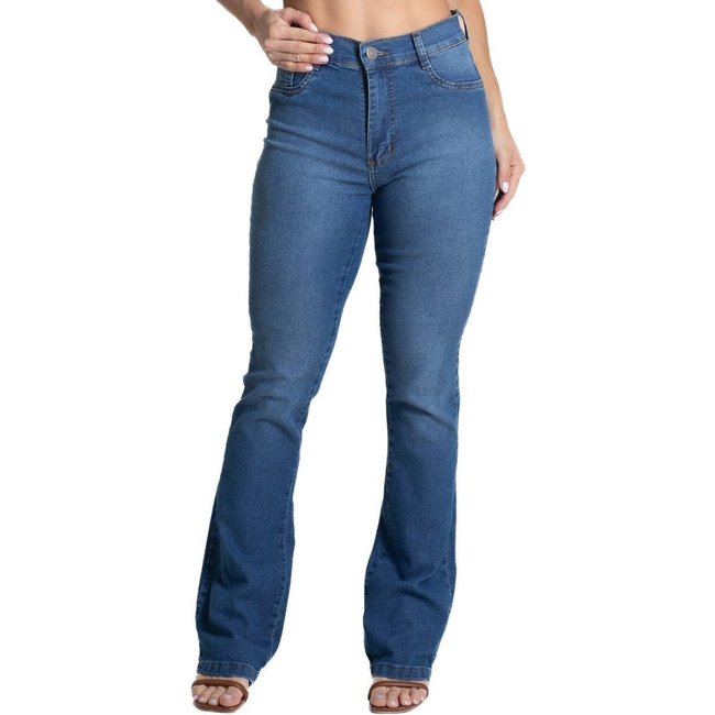 Calça Jeans Sawary Boot Cut - 281859 - Azul - Sawary