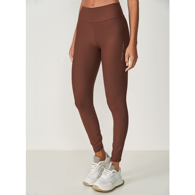Legging Colcci Sport Básica Marrom