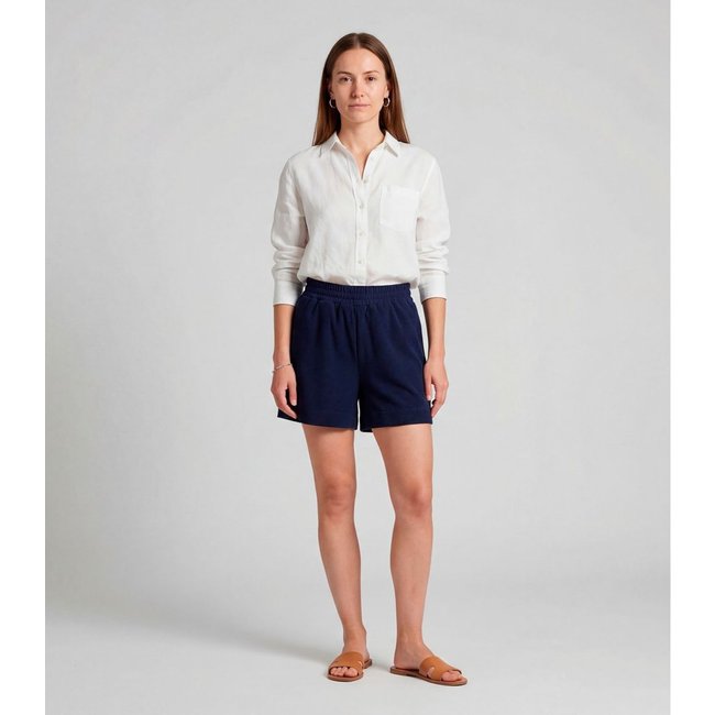 Shorts Feminino Moletinho Gorgurinho Infinita Cor Azul