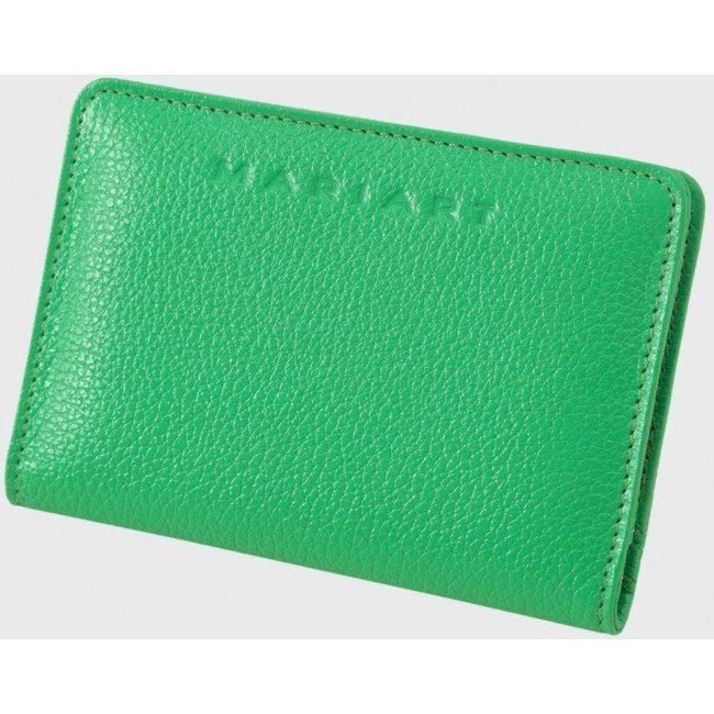 Carteira de Couro Mariart Garnet Green