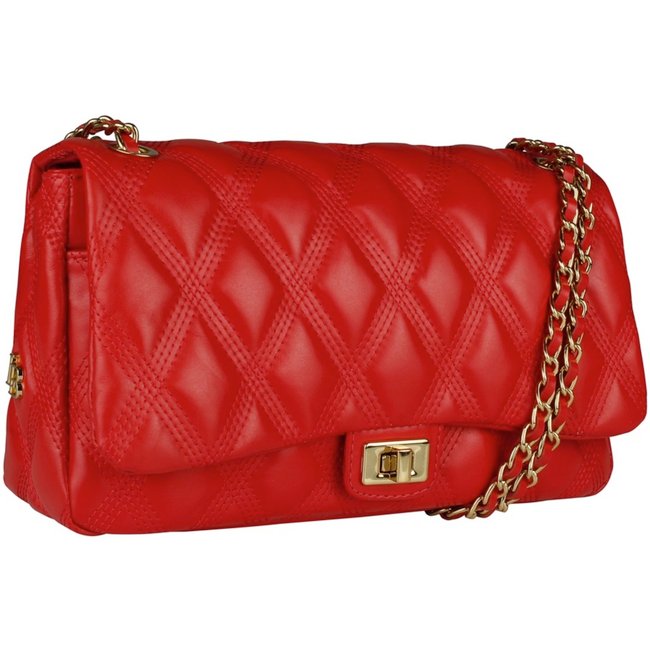 Bolsa Grande Antonella Linea Bella 5558 Aura Vermelho
