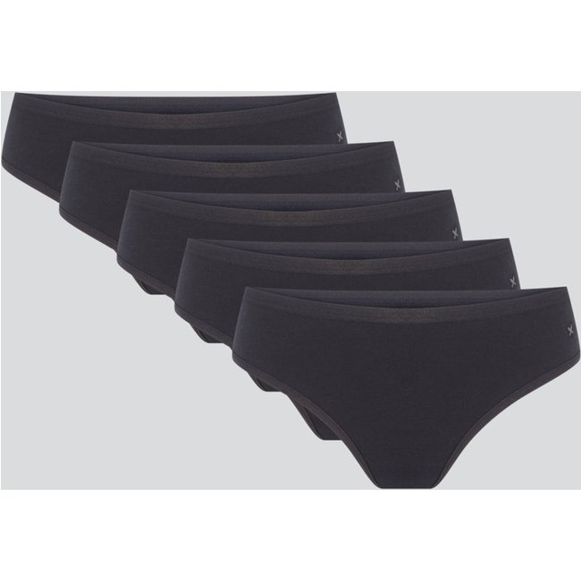 Kit Com 5 Calcinhas Básicas Biquíni Em Algodão Com Elastano Hering