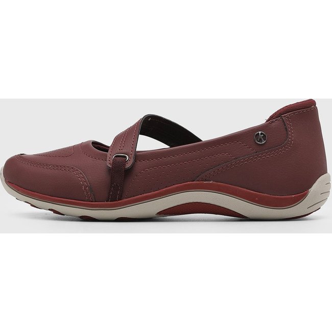 Tênis Feminino Kolosh Detalhe Elástico Vinho