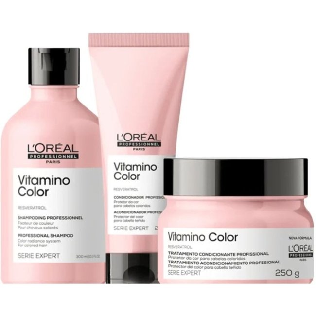 Kit L'Oréal Professionnel Serie Expert Vitamino Color Trio (3 Produtos)