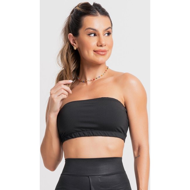 Top Faixa MVB Modas Suplex Tomara Que Caia Preto