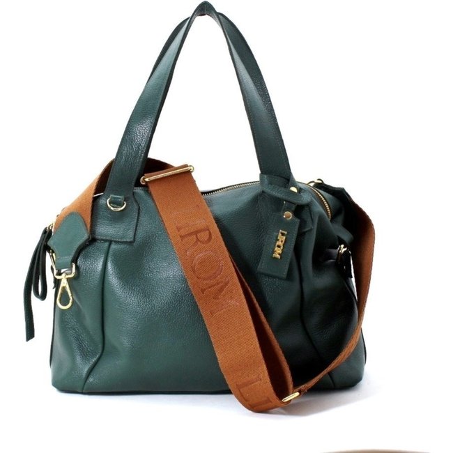 Bolsas Femininas Lirom Toda Em Couro Modelo Alça Ombro Sofisticada Luxo