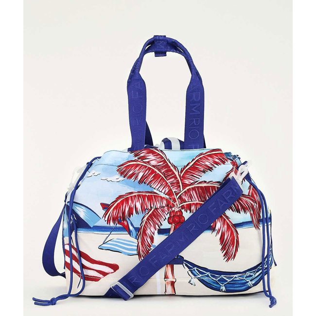 Bolsa Feminina FARM Estampa Carioca Diário Azul