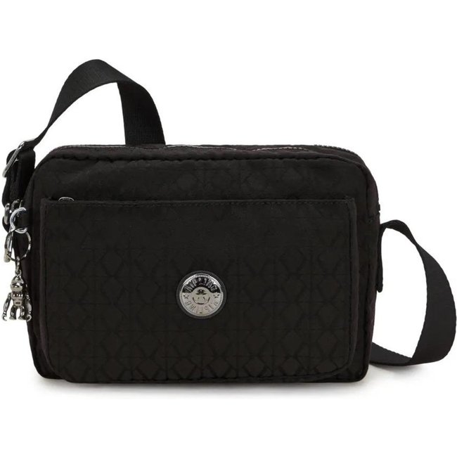 Bolsa Kipling Abanu M Black Sign JQ