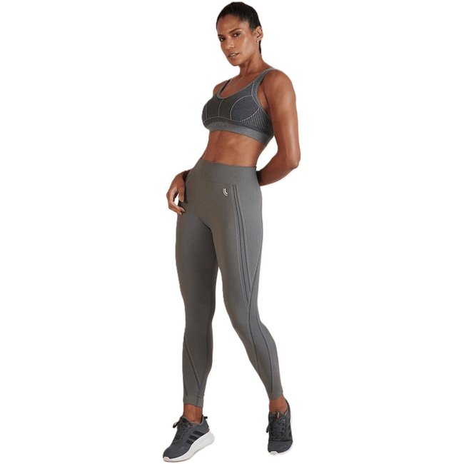 Calça Legging Feminina Adulto Leg Max Lupo Grafite