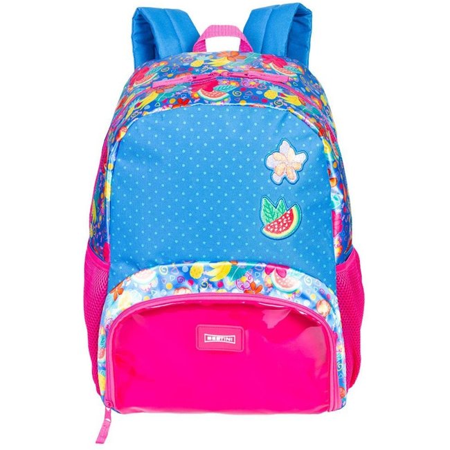Infantil - Mochila Grande Sestini M Plus Floral - Colorido Multicolorido