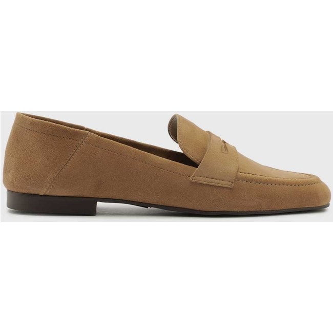 Mocassim Arezzo Bico Arredondado Misty Taupe