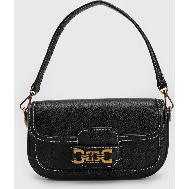 Bolsa Tiracolo Santa Lolla Alça Dupla Preta