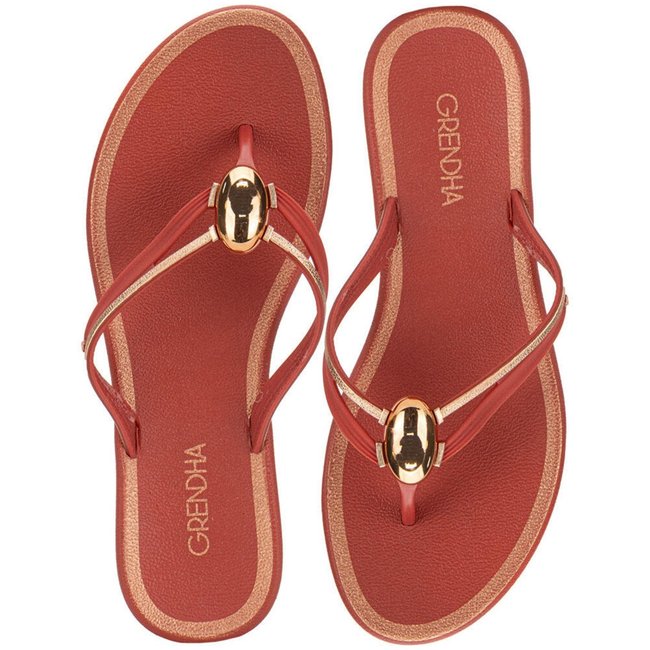 Chinelo Feminino Irreverente Grendha 19227 3299227 Vermelho