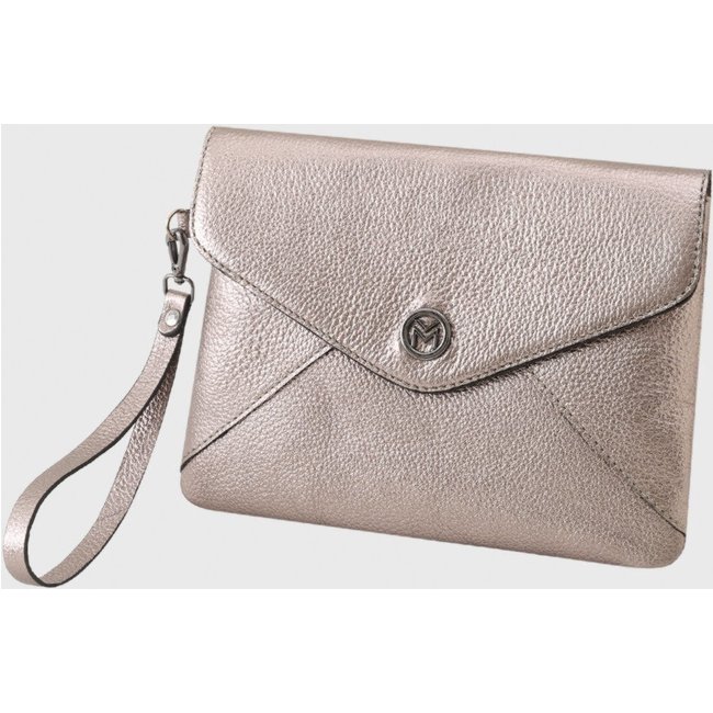 Bolsa Carteira Clutch Couro Mariart Luciana Onix