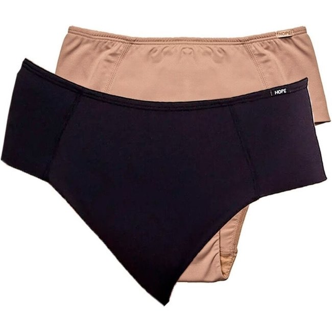 Kit com 2 Calcinhas Alta Hope 33860 Preto
