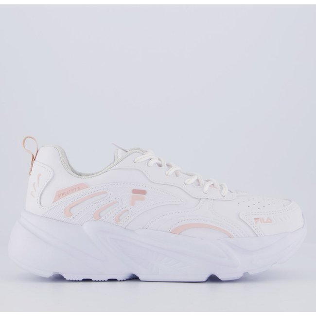 Tênis Fila Street Fit 2 Feminino Branco e Rose