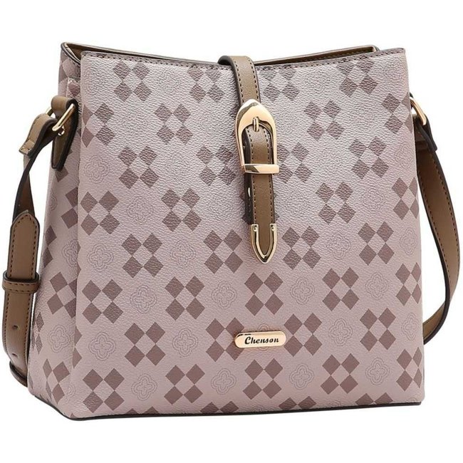 Bolsa Feminina Chenson New Elemento Gráfico 3485297 Natural