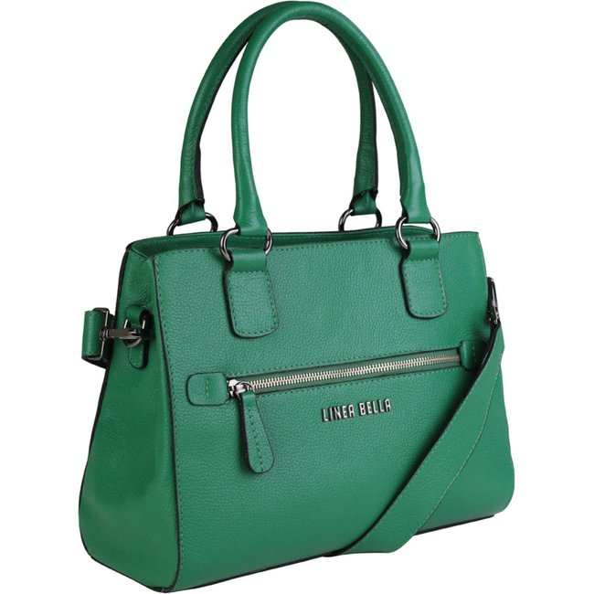 Bolsa Feminina em couro Linea Bella 5134 Verde