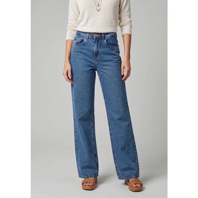 Calça Jeans Feminina Lez a Lez Cintura Alta Azul