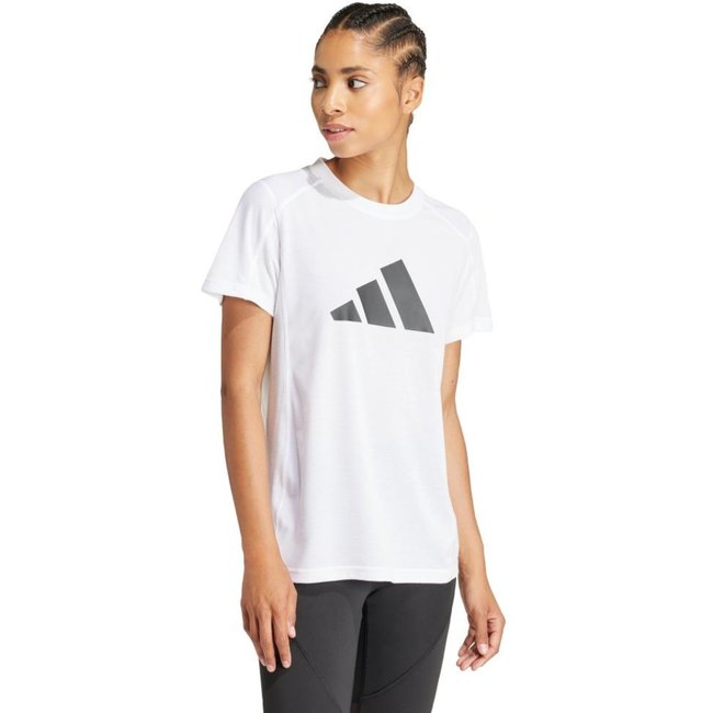 Camiseta Treino Train Essentials Big Performance Logo adidas Performance Branco