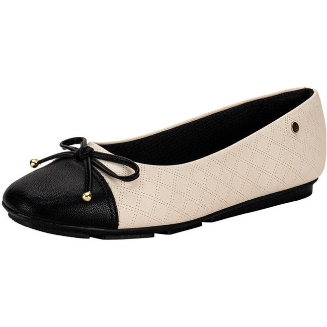 Sapatilha Feminina Flat Piccadilly 122030 0082030 Bege