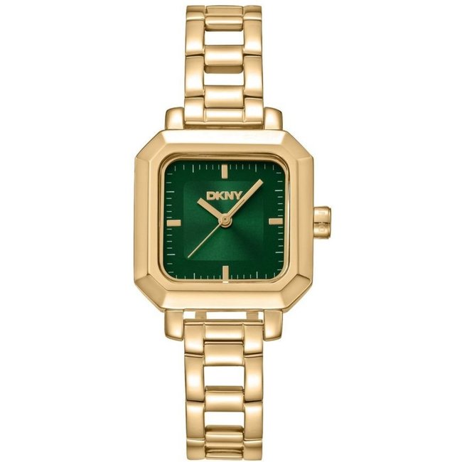Relógio Feminino DKNY Gansevoort Dourado Mostrador Verde Donna Karan Donna Karan