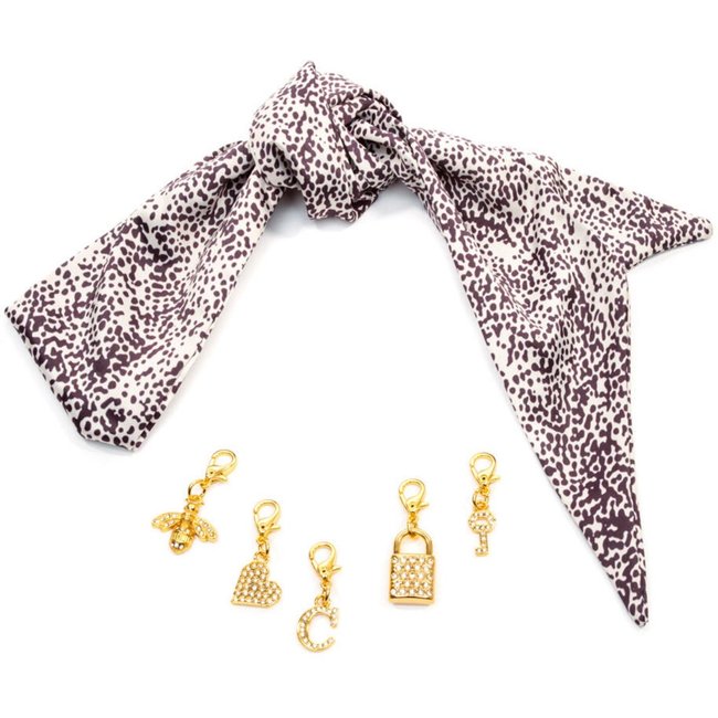 Charms Branco Cecconello Lenço + Pingentes 2666001-2