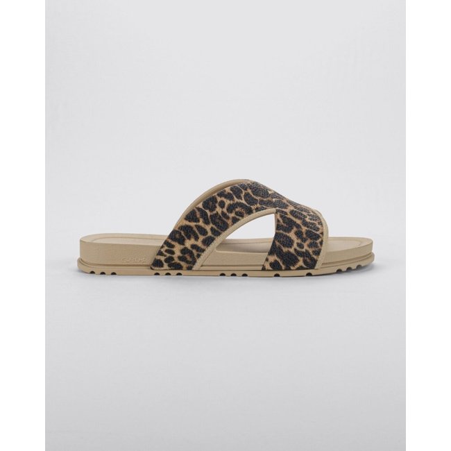 Chinelo Slide Feminino Adulto Grendha Conceito Marrom
