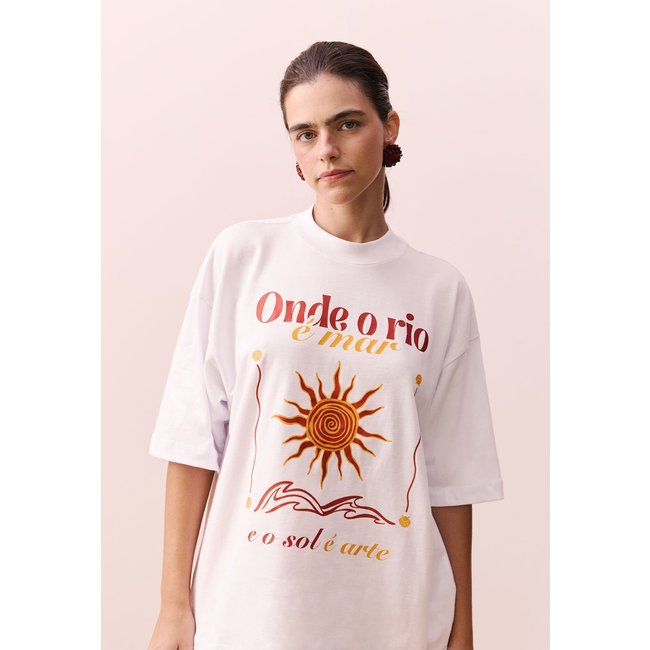 T-shirt Silk Rio é Mar
