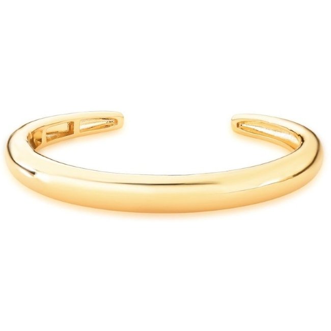 Infantil - Bracelete Bold Articulado Vazado Semijoia Banhado a Ouro 18K Ania Store