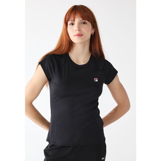 Camiseta Fila Reta Tennis Basic Preta