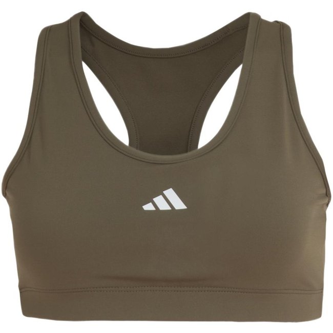 Top Treino Poliamida Suporte Medio adidas Performance Verde