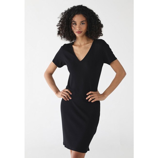 Vestido Feminino Lez a Lez Malha Canelada Sevilha Preto