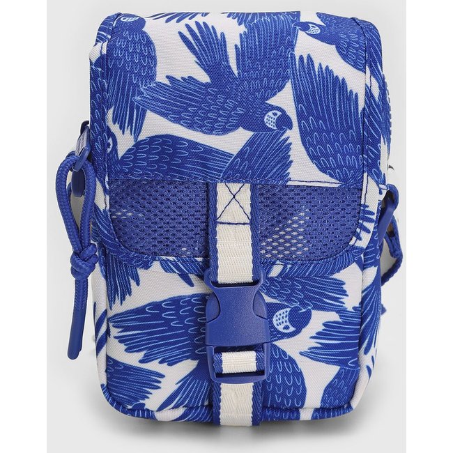 Bolsa Feminina FARM Fervo Voo das Araras Azul e Branco