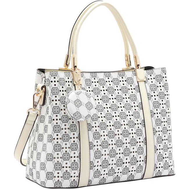 Bolsa Feminina Chenson Original New Cristal Mão Off-White 3485025