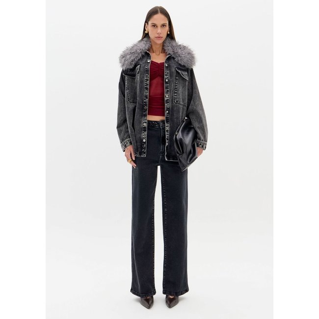 Calça Jeans Full Length Cintura Média Lança Perfume
