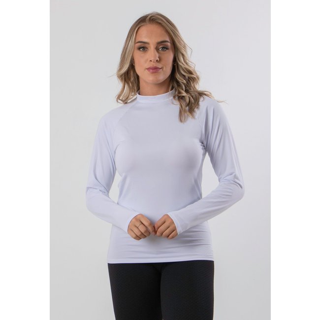 Camisa Térmica Diluxo Blusa Segunda Pele Proteção UV Branca