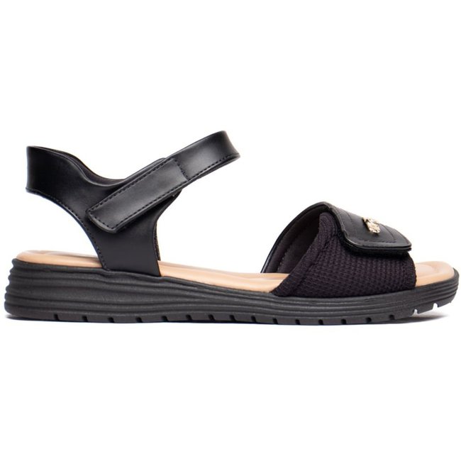 Sandália Feminina Comfortflex Conforto Anatômico Preto