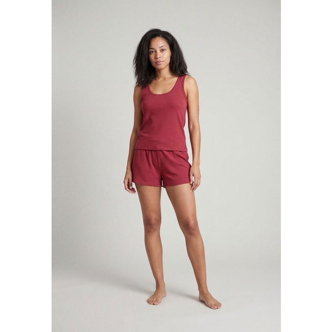 Conjunto Pijama Feminino Hering Decote Redondo Vinho