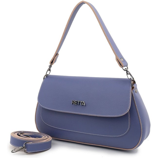 Bolsa Feminina Transversal Pequena Para Festa de Ombro e Mão Retta Oficial Lavanda
