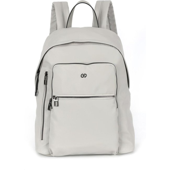 Mochila de Costas Média Casual Notebook Gash Cinza