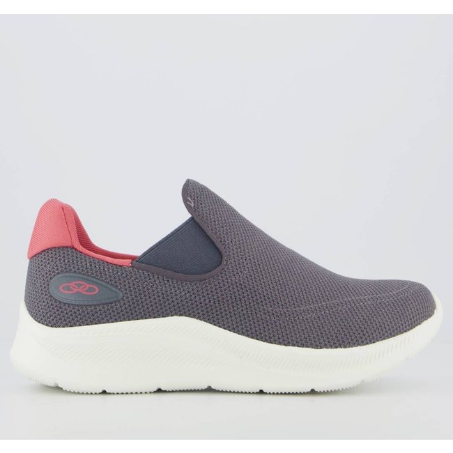 Tênis Olympikus Flutua 2 Feminino Cinza e Branco