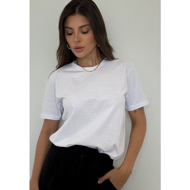 Camiseta Cianitas Branca Lisa