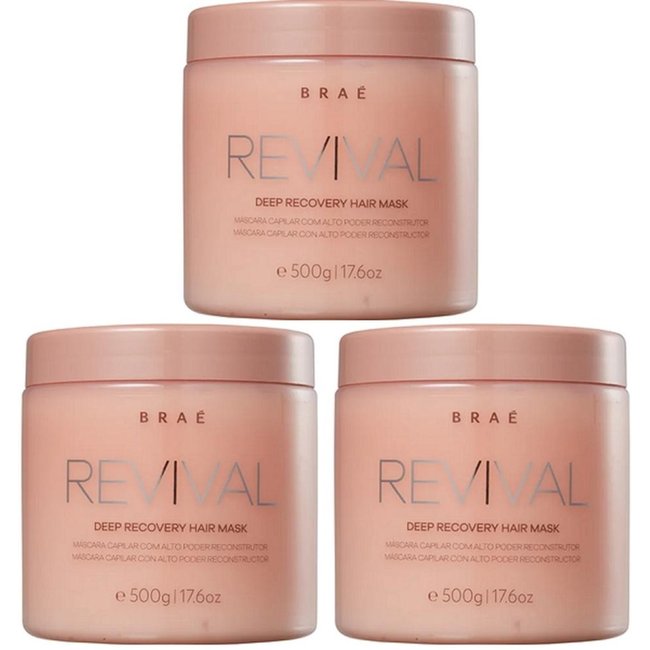 BRAE Revival Mascara de Reconstrução 500g 3 unidades