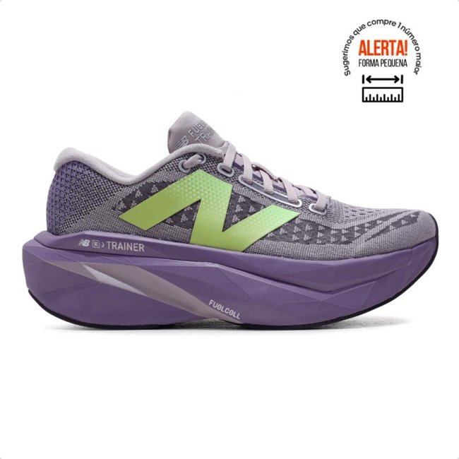 Tênis New Balance FuelCell Supercomp Trainer v3 Feminino Roxo