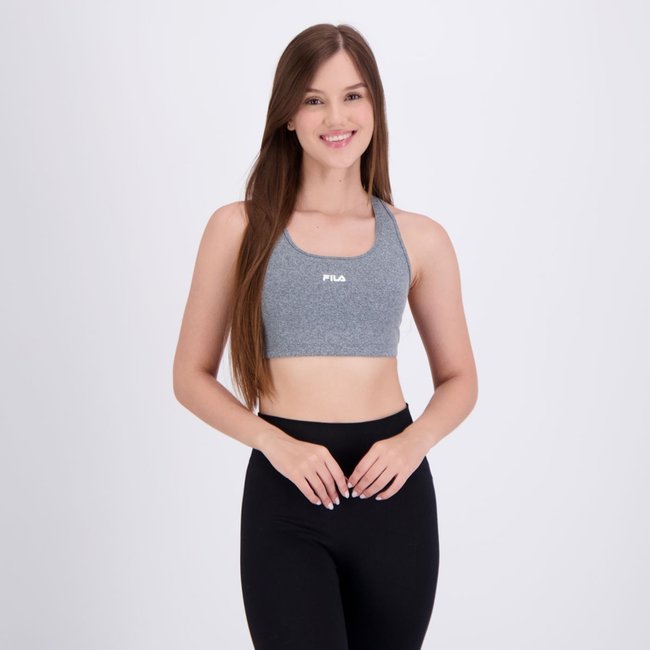 Top Fila Nadador Essentials Feminino Cinza