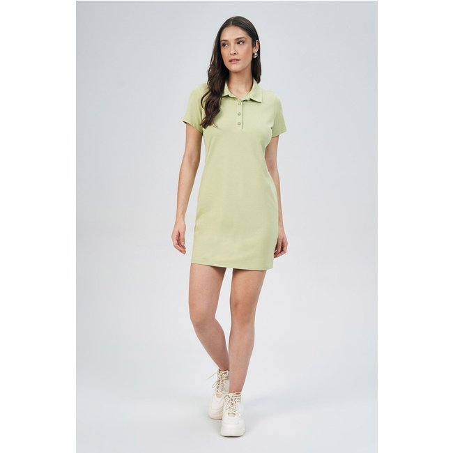 Vestido Com Gola Feminino Acostamento