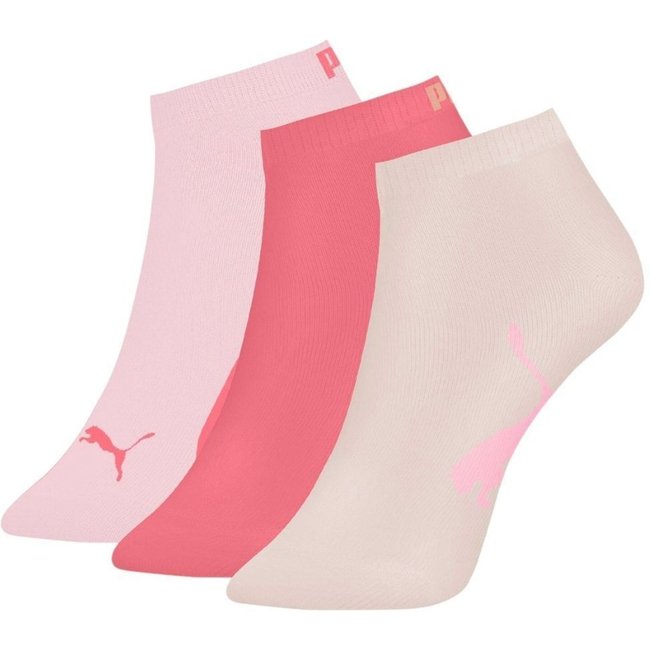 Kit 3 Pares De Meias Puma Sapatilha Feminina - Rosa - puma