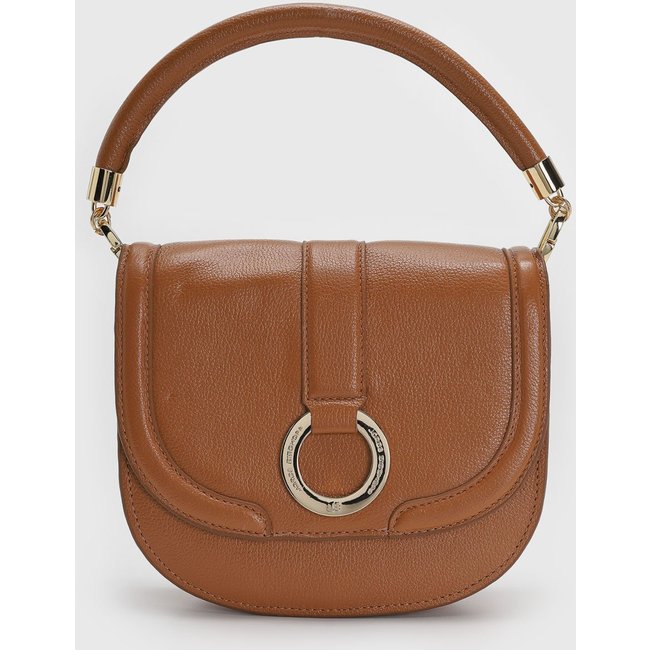 Bolsa Feminina Jorge Bischoff Estruturada Caramelo